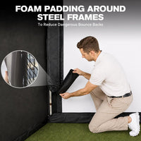 Golf Simulator Enclosure, 10 X 8 Ft/12 X 9 Ft, HD Impact Screen