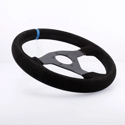 320Mm Sport Steering Wheel Racing Simulator Controller Rims Flat Drift 12Inch Suede Steering Wheel