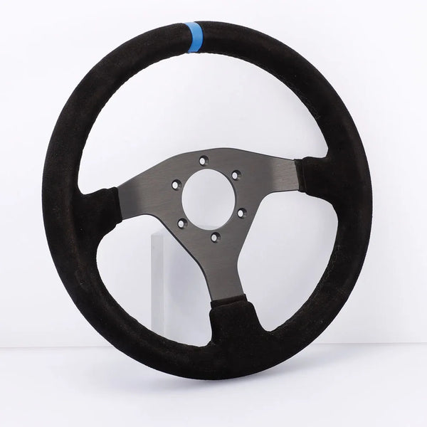320Mm Sport Steering Wheel Racing Simulator Controller Rims Flat Drift 12Inch Suede Steering Wheel